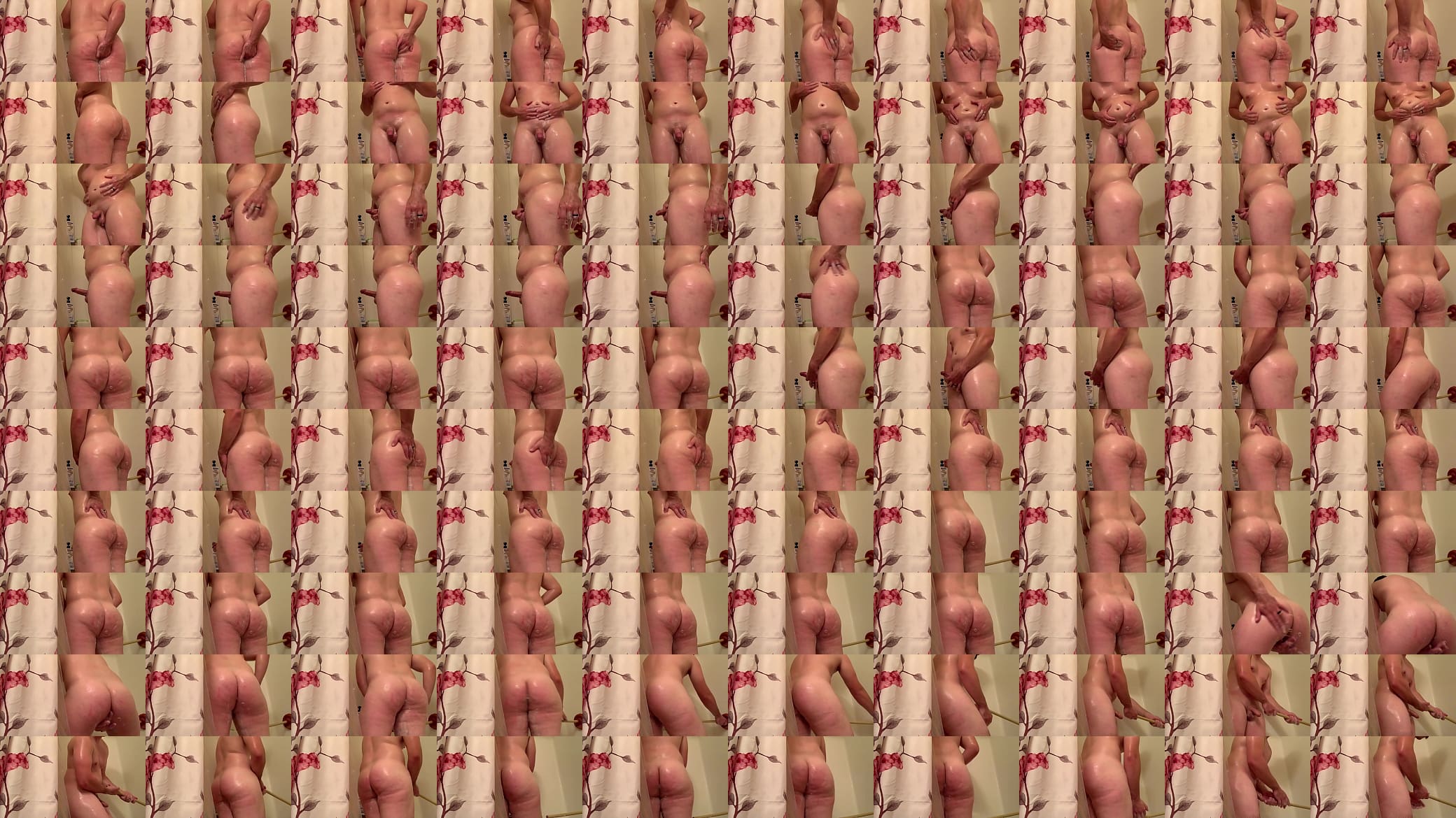 Big Phat White Boy Ass in Shower 预览图