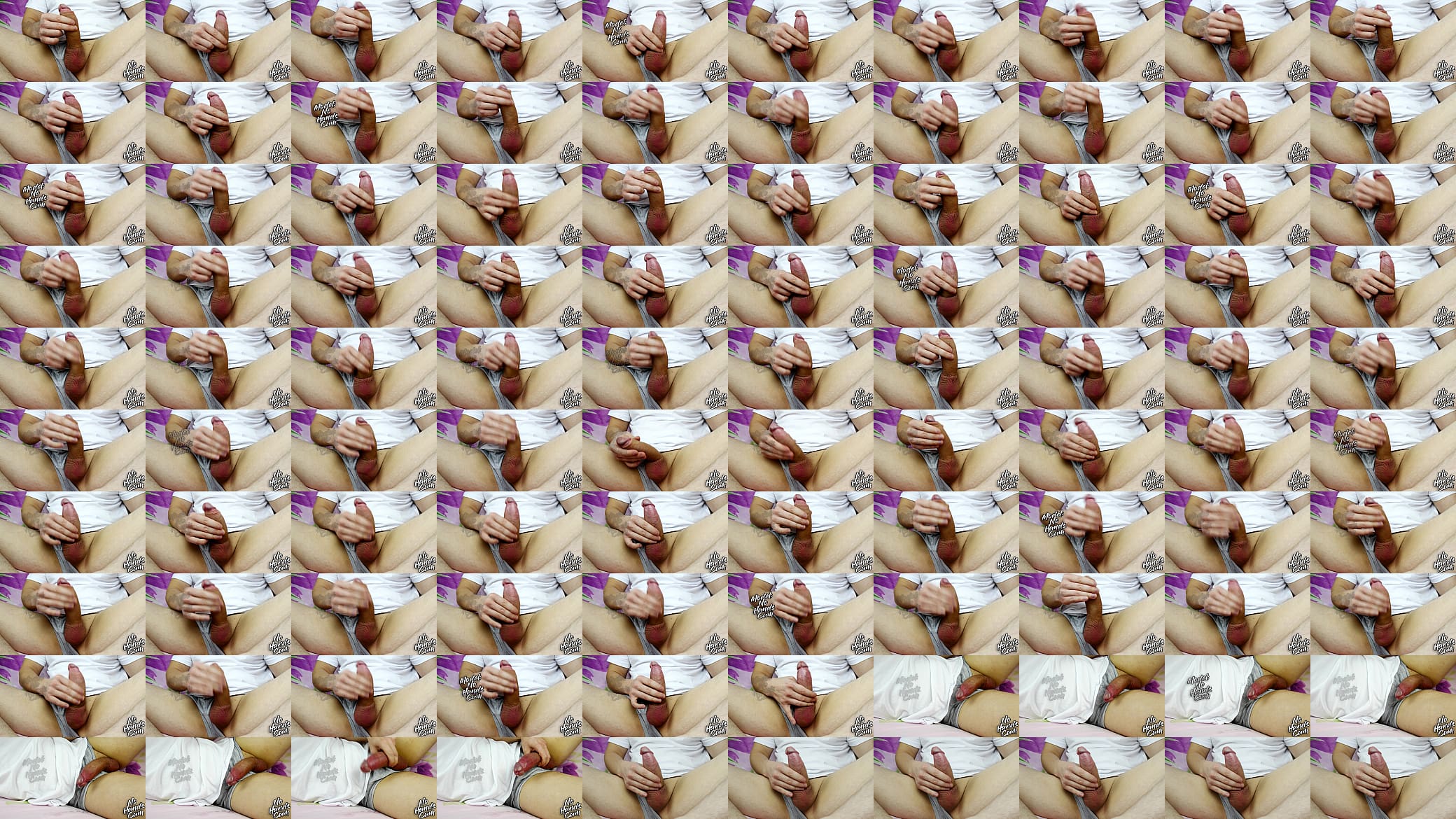 Close-Up Masturbation Of Big Beautiful Cock In Panties, The Ability To Ejaculate Without Using Hands 预览图