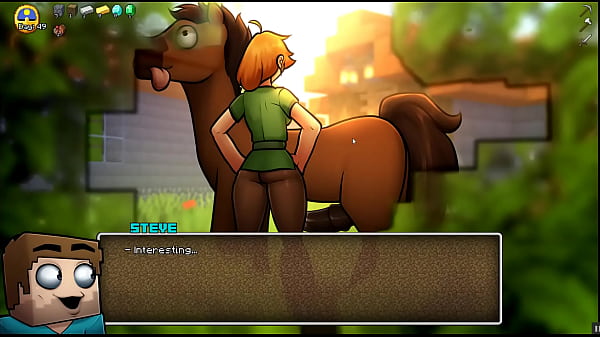Download Video - HornyCraft &lbrack;Parody Hentai game PornPlay &rsqb; Ep&period;7 outdoor romantic sex under the moon light