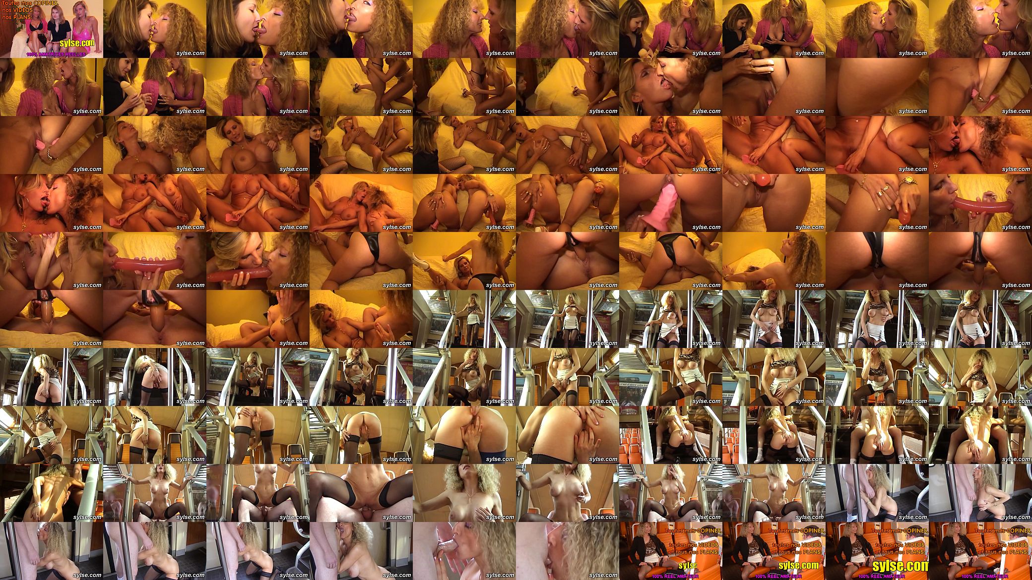 french Milf qui initie jeune lesbienne et puceau dans le train 预览图