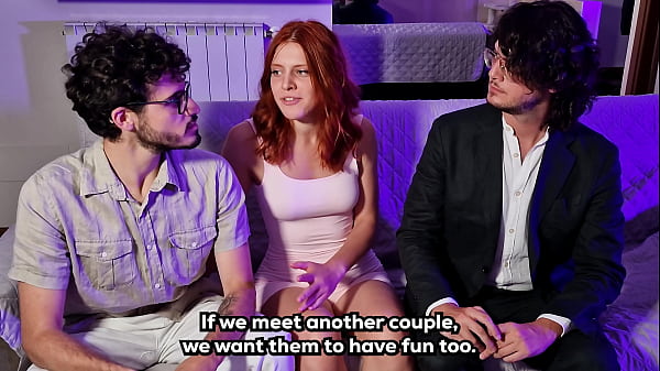 Download Video - First Porn Casting and Interview degenerates into a Dirty Threesome - 2 Guys 1 Girls FMM - MR MRS LOVE - FUCKTOTUM - english subtitles