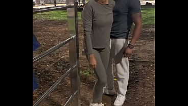 I fucked this delicious, slutty married woman in front of her cuckolded husband. The big-dicked personal trainer is going to give the slutty married woman a workout and then fuck her.