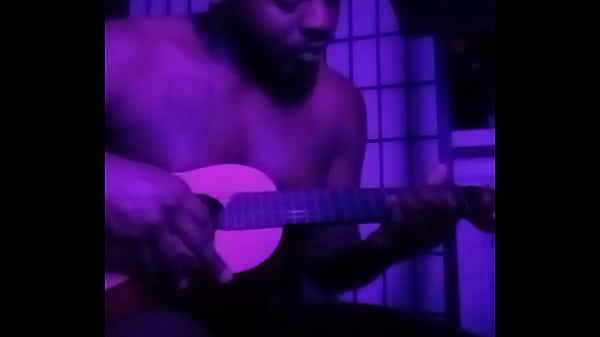 Purple lights while naked 5