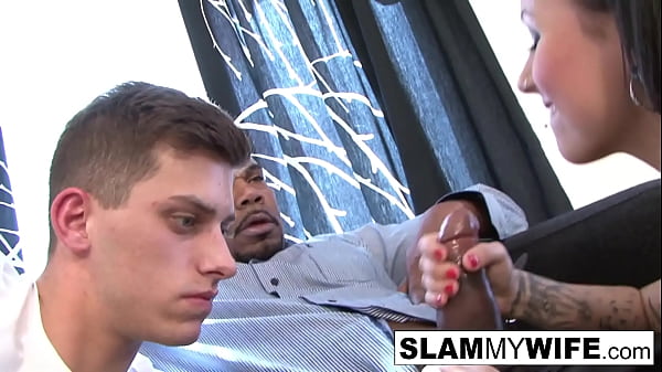 Download Video - Wild brunette takes a huge black cock up her ass