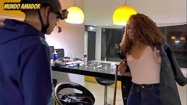 Hot skinny girl fucks horny porn star