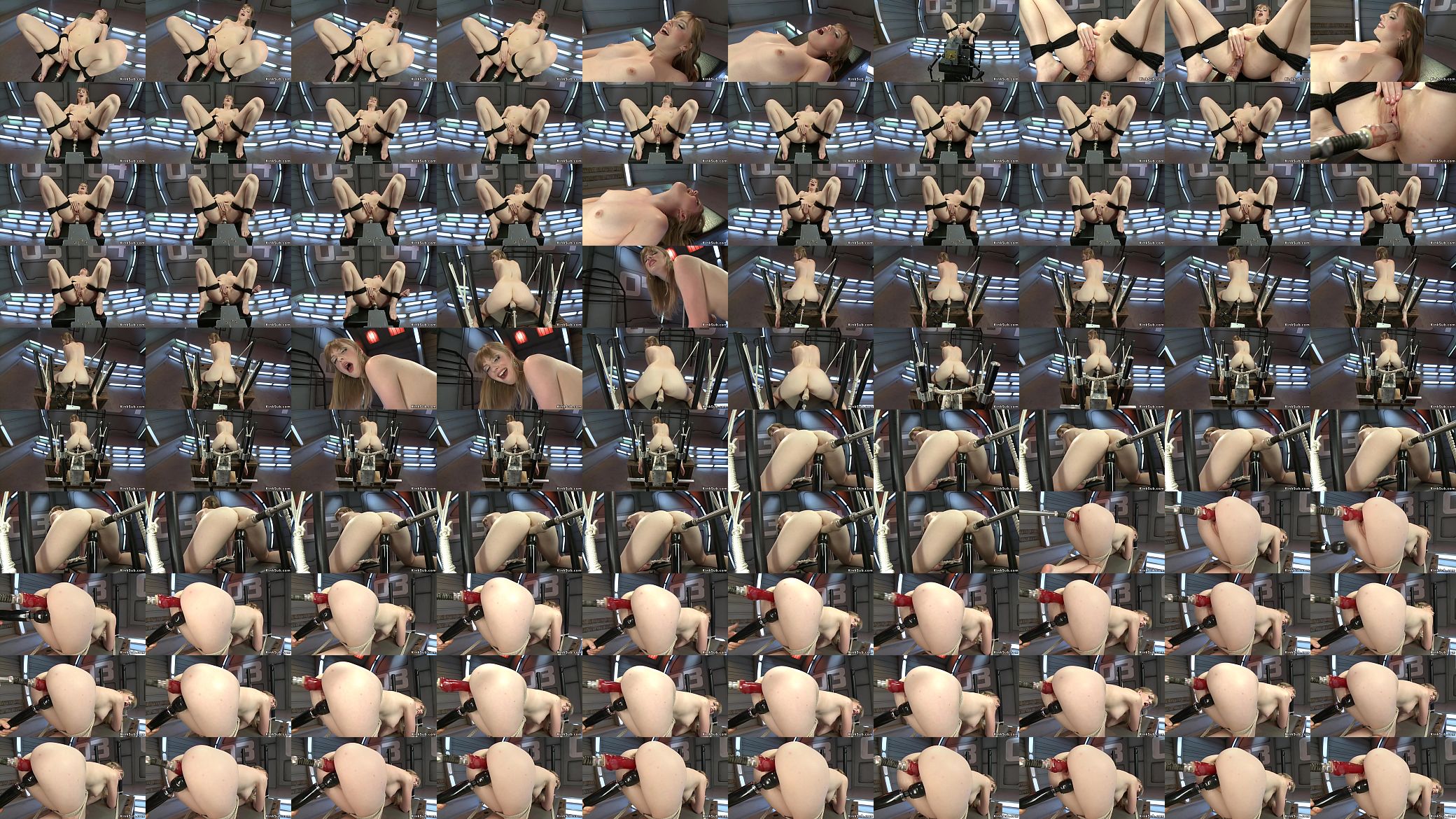Tied solo brunette machine banged 预览图
