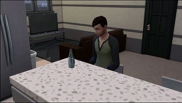 Young man turns into a busty bimbo and fucking her stepfather