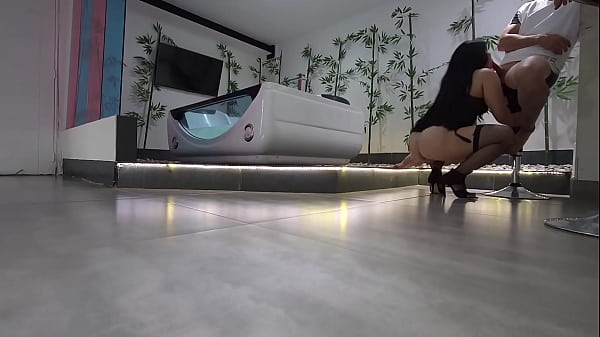PART ONE Beautiful Colombian woman loves to fuck and suck, arrives at a hotel in Brazil
