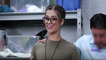 Teen Thief Caught Red Handed, Left Cum Stuffed