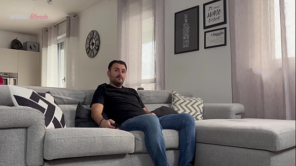 Blonde Slutty Wife Punished with First Rough Anal Fuck