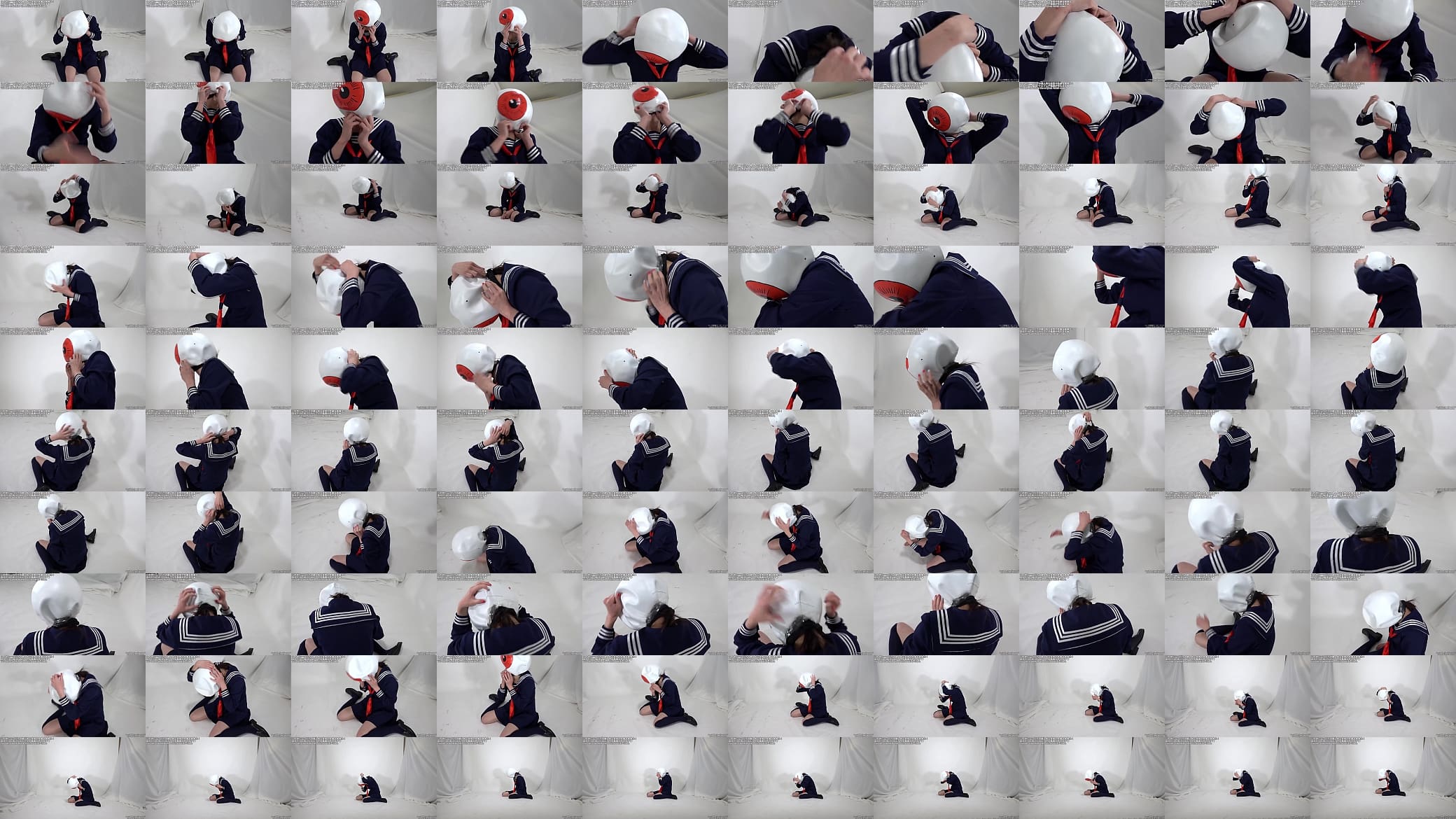 A woman suffering blindfolded 预览图