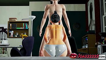 Sexy Japanese Girl Ayaka in 3D Animation - Sloppy Blowjob for Big Dick, Handjob, and Titfuck Leading to Massive Cumshot - Rule34 Hentai