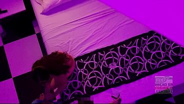 Hidden Camera in the Motel Lamp: Shy Wife Embarrassed to Be Filmed Cuckolding Her Husband 1