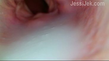 A big creampie inside me. The cum spilling out of my pussy—the moment of fertilization. JessiJek