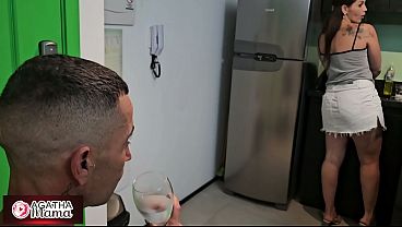 Agatha Mama: Brother-in-law arrives home before his brother, and sister-in-law offers him dinner.