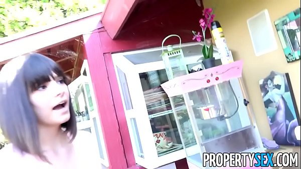 PropertySex - Gorgeous agent with big natural tits fucks homeowner