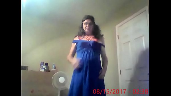 Blue dress strip