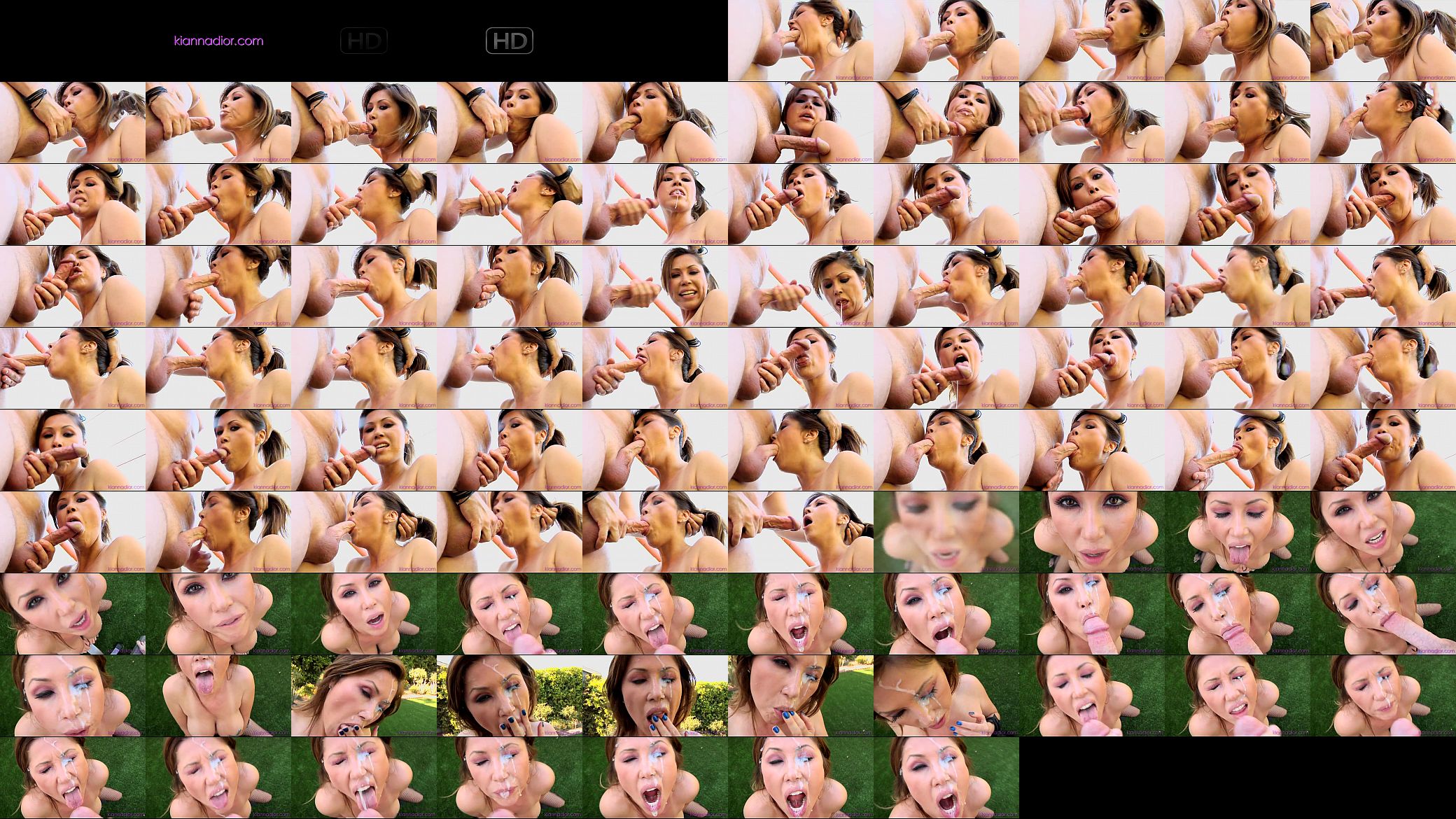 Kianna Dior Backyard Blowjob 预览图
