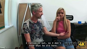 HUNT4K. Deep throat makes girls more beautiful