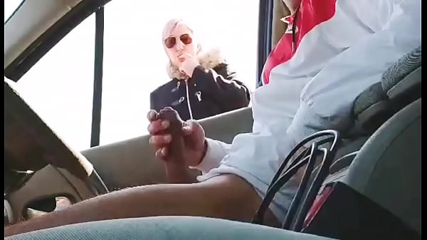 Download Video - I jerked my cock in a way&comma; this young lady drops her boyfriend to watch