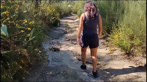 Download Video - My friend's stepmother takes her clothes off in the woods during a walk