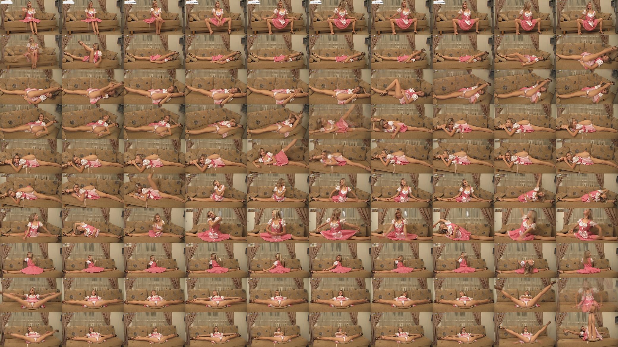 Hot Flexible Blonde Stretch on Webcam 预览图