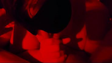 BBW loves to suck my cock while jacking me off! Red Light Videos #3
