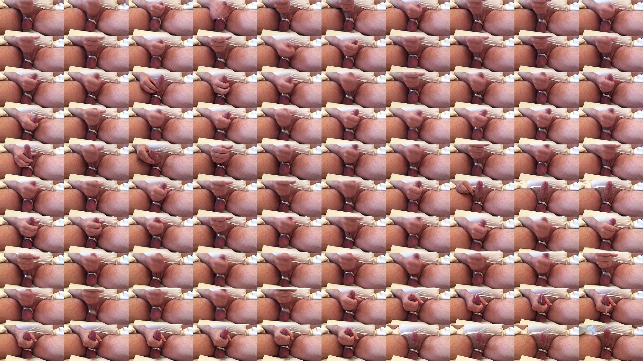 Wanking wearing my scrotum stretcher 预览图
