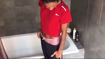 I went to take a hot shower at my friend's house in Argentina because there was no water in Brazil