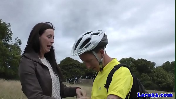 English milf doggystyled until cuminmouth