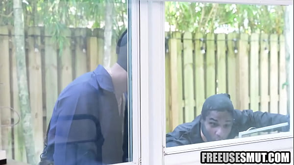 Cute teens freeused by burglars ifo their BF | Freeuse porn