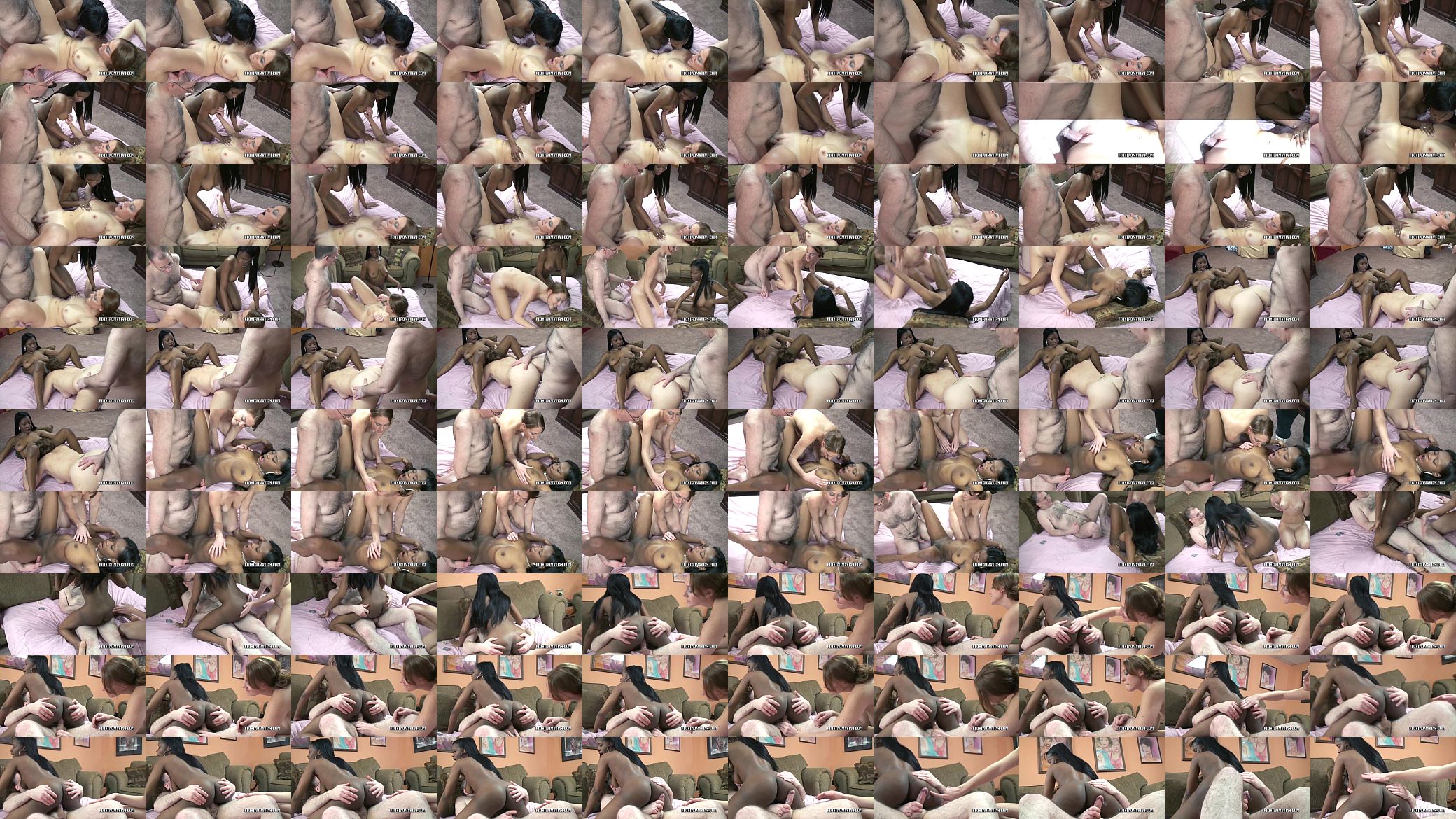 Swinging coeds Mercy Starr and Mariah share some cock 预览图