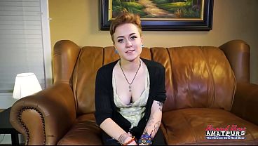Petite Inked Coed Brunette Micah Sloppy Rimjob Passionate Ass Worship!