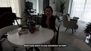 My boy, your dad doesn't fuck me! You do it.