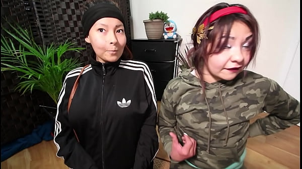 NDNgirls #12 - "Happy Hour" double blowjob from 2 native american indian teen lesbians who wanna try their first big black cock