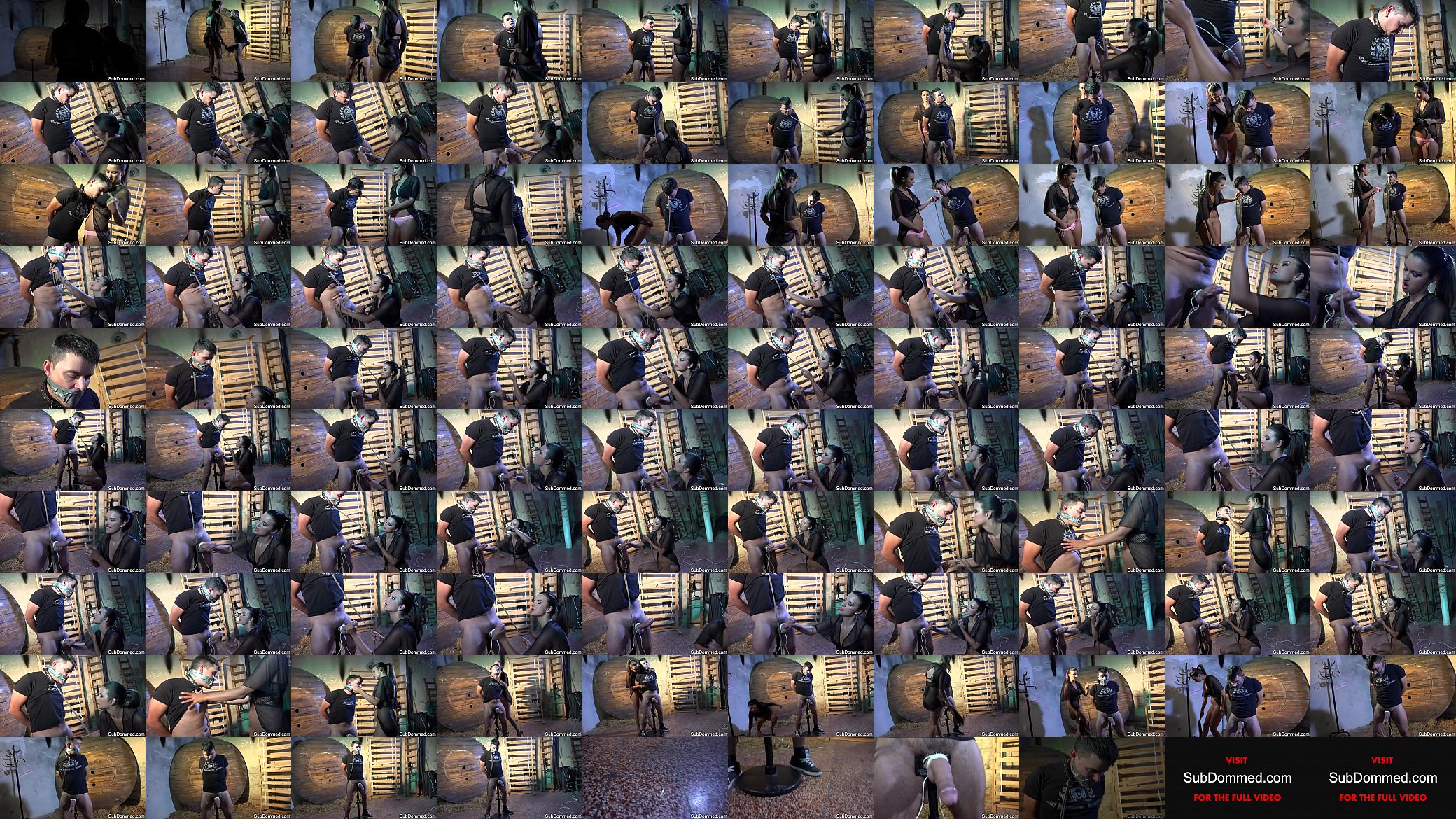 Tall domina flogging restrained 预览图
