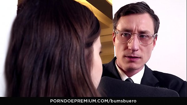 BUMS BUERO -  German blowjob, 69 and wild fuck with hot secretary