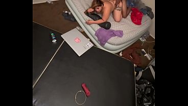 Latina comes over to get bent over