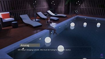 stepsister gives a pantyhose footjob