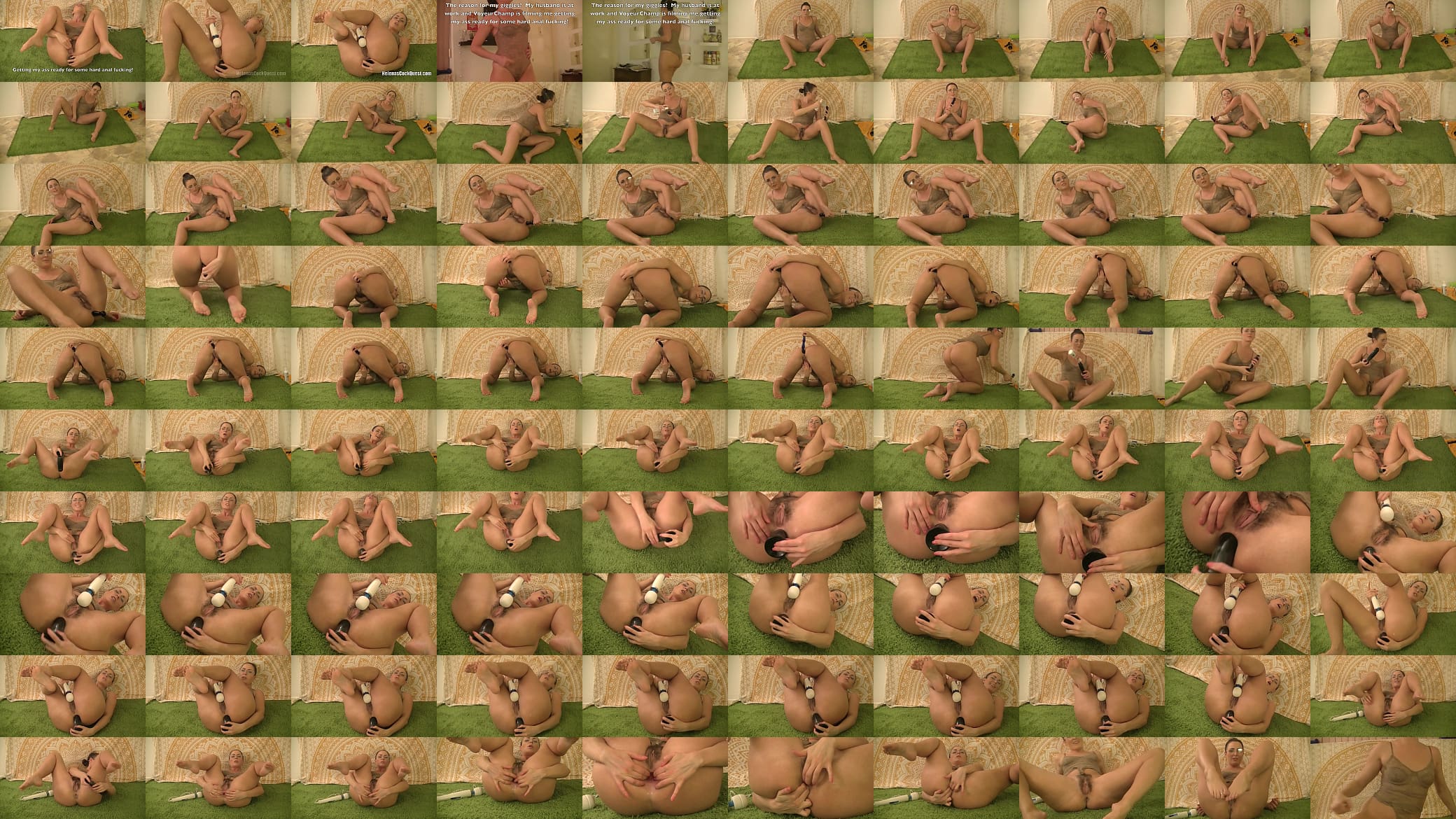 Helena Price - Solo Anal Masturbation.  Getting ready for my 1st Gangbang! 预览图