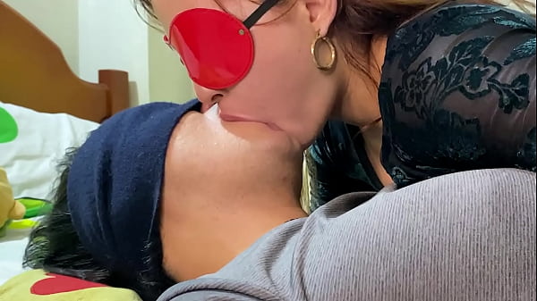 STEPSISTER directs a DEEP and very WET FRENCH KISS