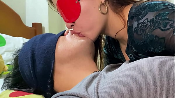 STEPSISTER directs a DEEP and very WET FRENCH KISS