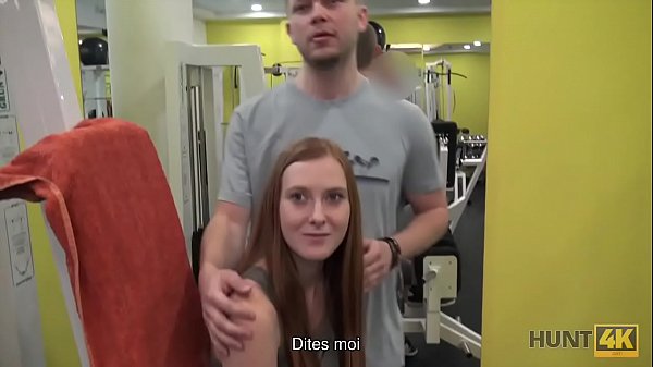 HUNT4K. Naive gym bunny has sex with a man