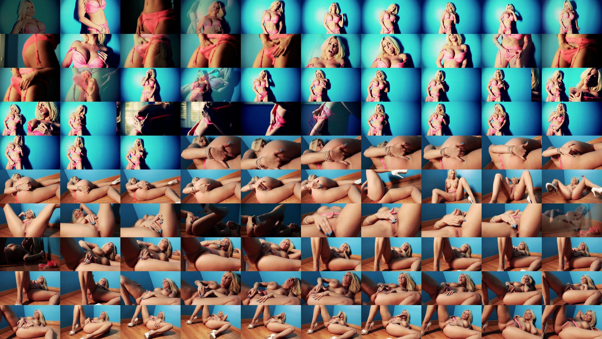 Britney&#039;s Blue Wall Masturbation 预览图