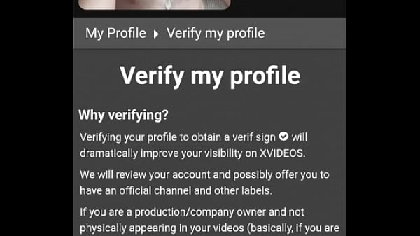 Verification video