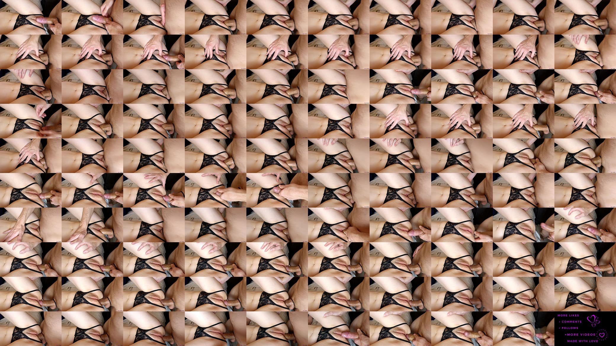 all holes creampied! He cums in my ass and  pussy 4 times he can't stop fucking me - REAL AMATEUR ANAL 预览图