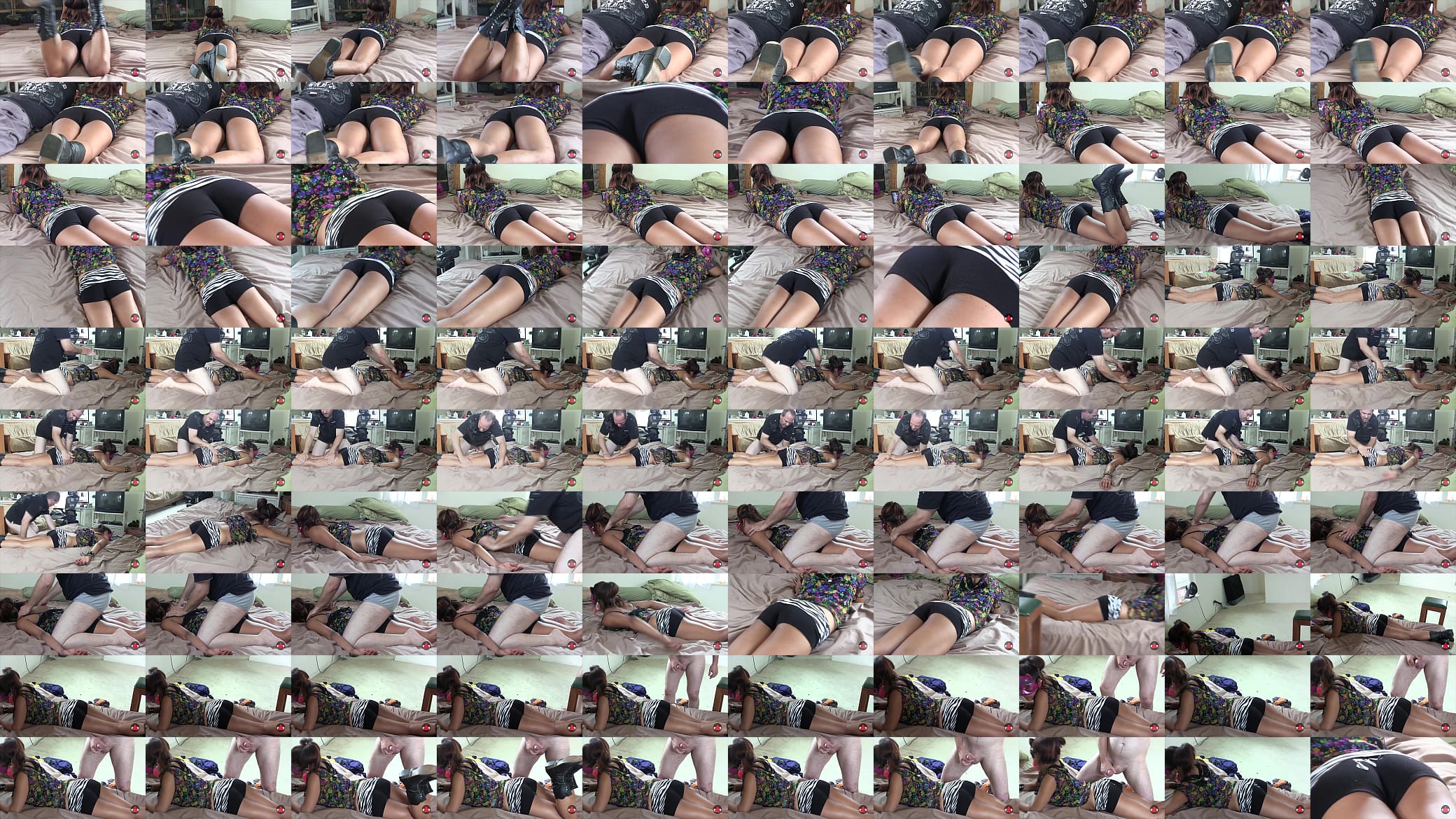 Bootyshorts Fetish with Cum on Ass (full scene) 预览图