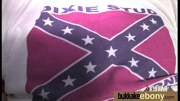Ebony Slut Gets An Interracial Group Sex 10