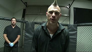 Bella Star acts like Athena with her magical pink spear as she breaks open the soul of Holly Morghan