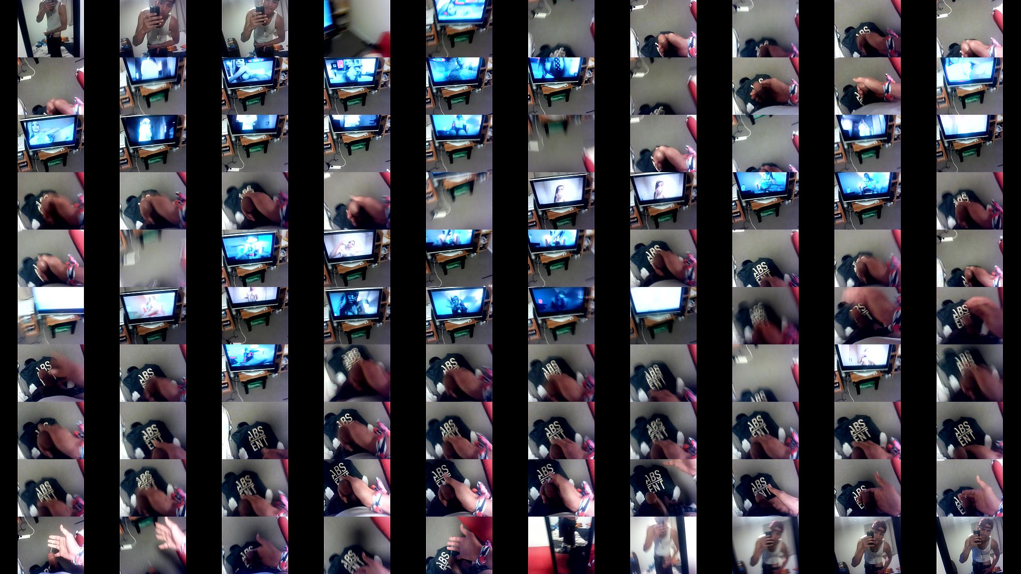 Watch Horney! masturbating! cumshot while watching hot girl on t.v 预览图
